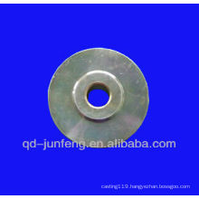 Stocking round steel plate